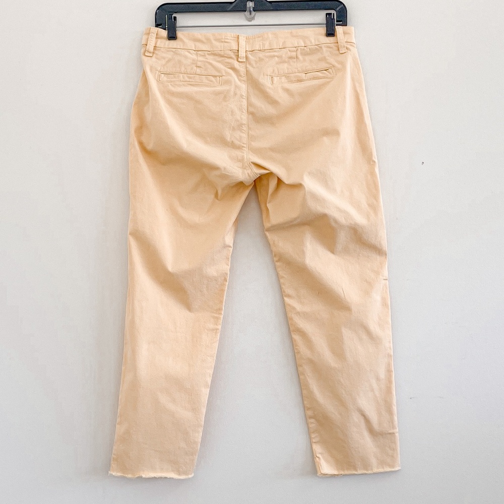 Frank & Eileen Wicklow Italian Performance Twill Chino Pants Yellow 8 - Picture 6 of 9